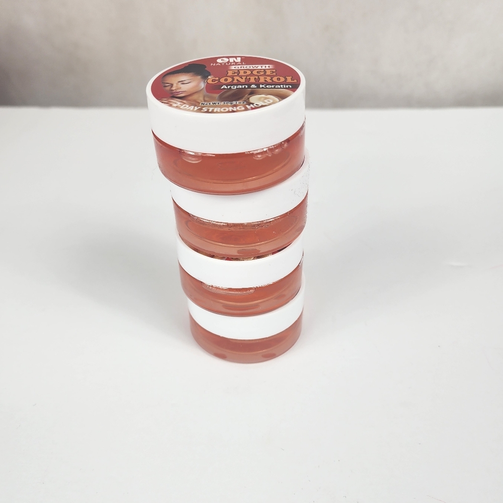 4 Pack Bundle Argan & Keratin  Edge Control Hair Gel - Picture 3 of 5